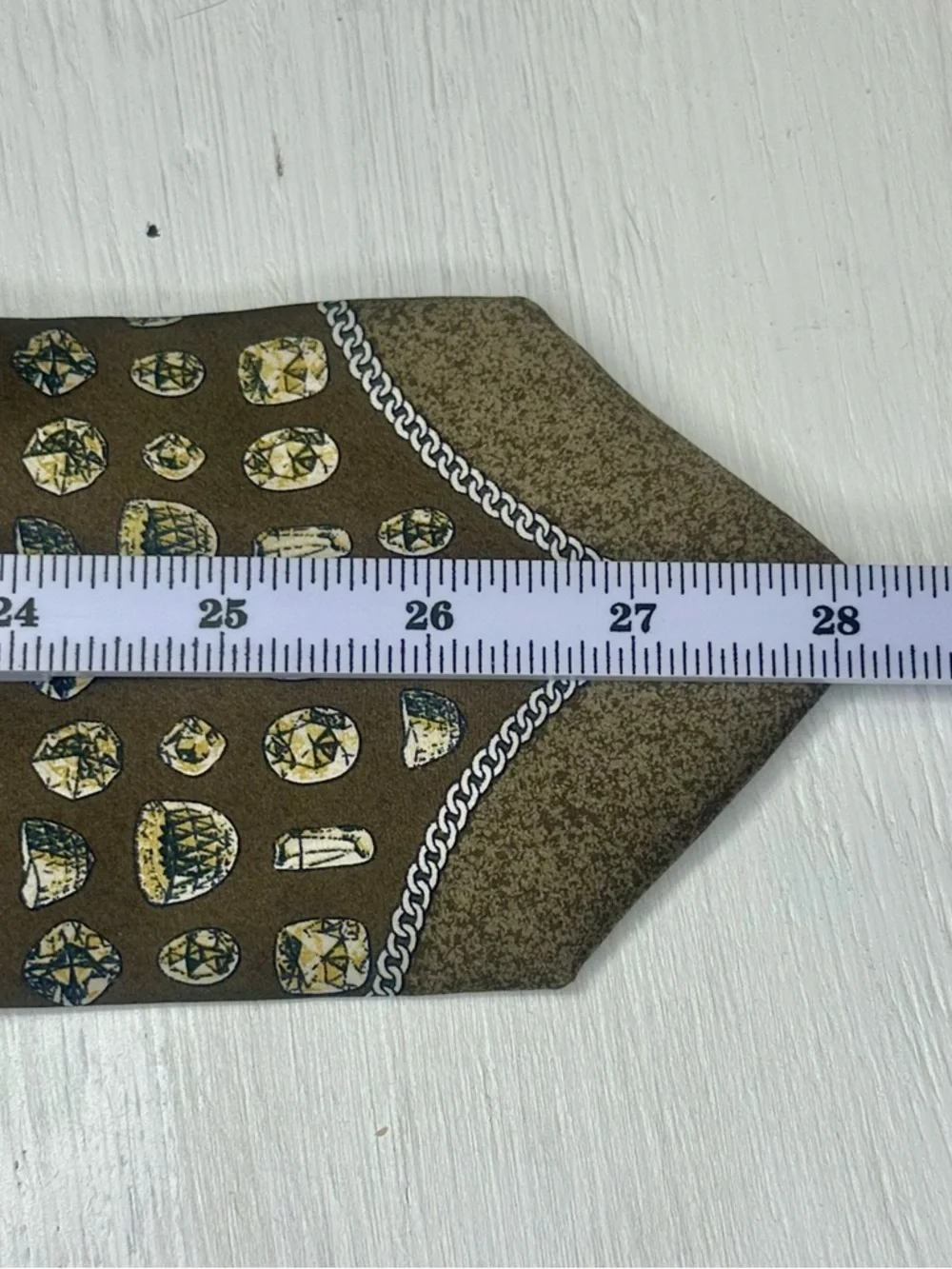 Gianfranco Ferre 90’s Vintage Silk Tie Brown Gold Old Money Italy LuxuryDesigner